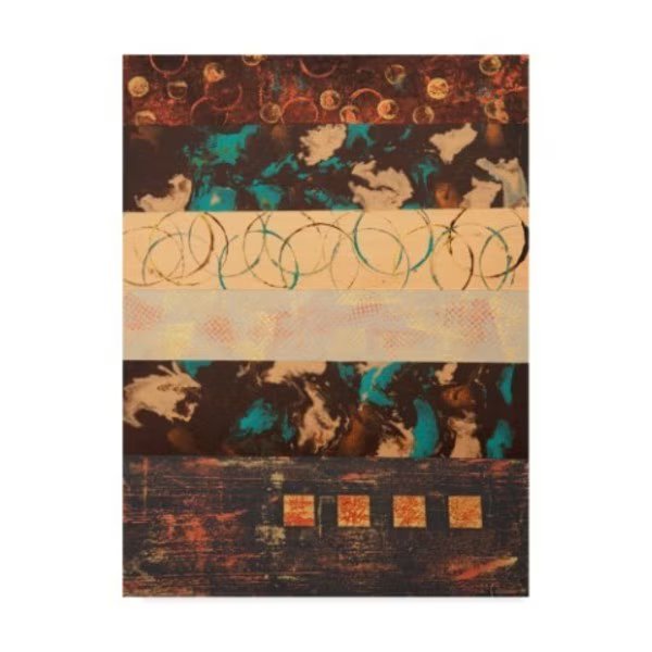 Hilary Winfield 'Elements Brown' Canvas Art, 18x24, Trademark Fine Art, Mfr#: ALI23056-C1824GG